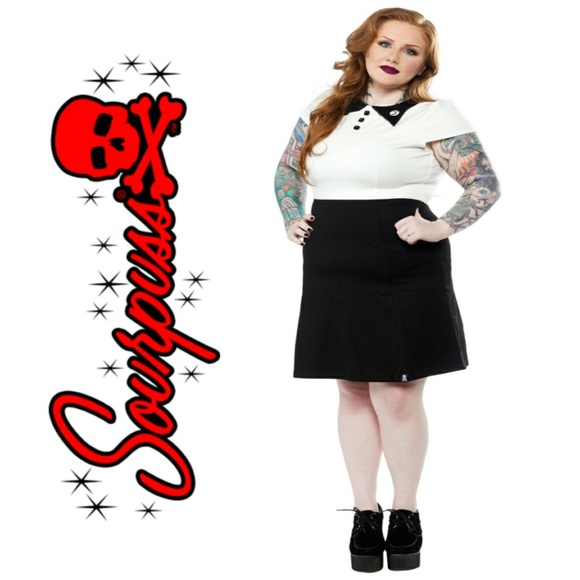 Roundabout Dress black & white - Picture 2 of 7